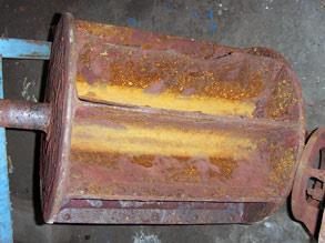 金属加工中所用的液封真空泵叶轮被腐蚀 金属加工中所用的液封真空泵叶轮被腐蚀