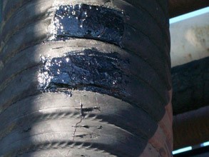 用贝尔佐纳 (Belzona) 2111(D&A 厚浆型高分子橡胶)完成对被磨损的吸油放油管的修复 用贝尔佐纳 (Belzona) 2111(D&A 厚浆型高分子橡胶)完成对被磨损的吸油放油管的修复