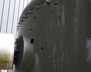 罐壁的穿壁腐蚀 罐壁的穿壁腐蚀